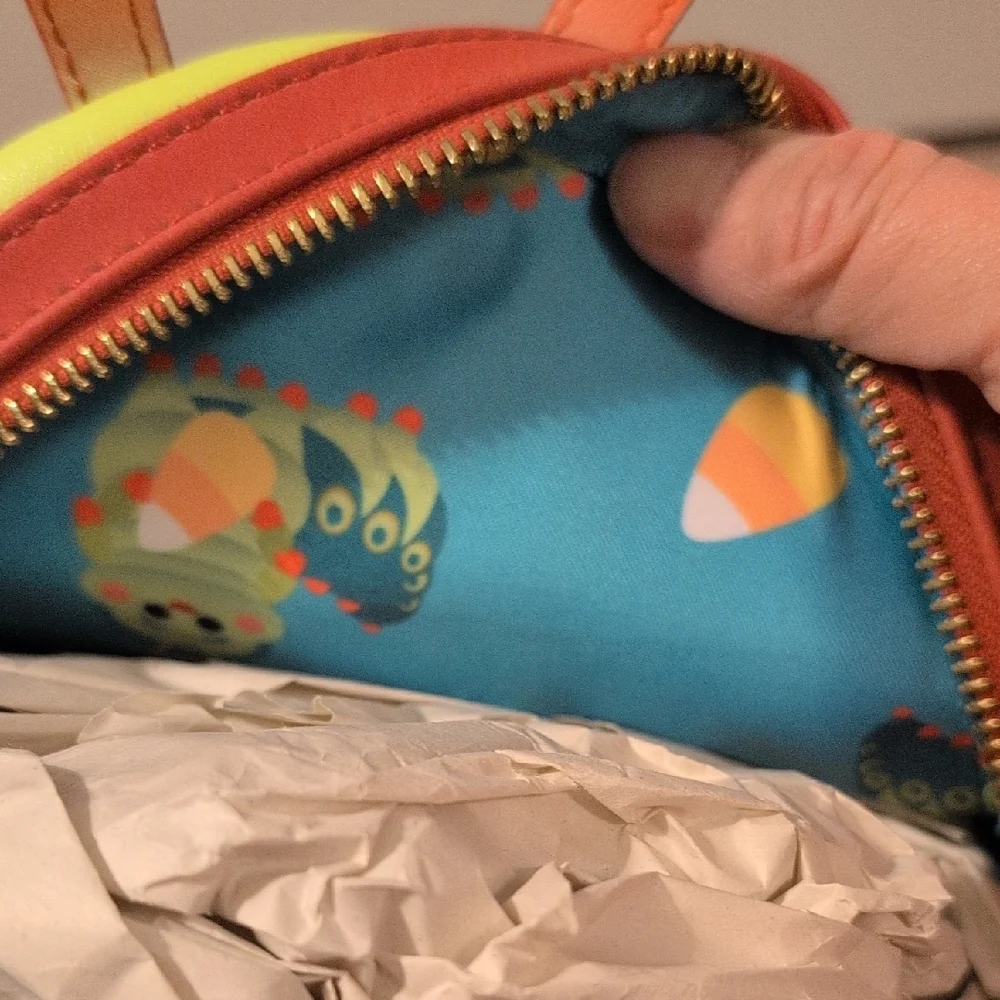 Loungefly Pixar A Bug's Life Heimlich Backpack Like New No Tags
